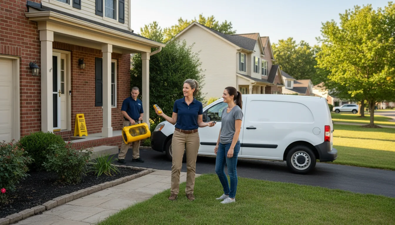 Residential water damage restoration in Snyder, CO